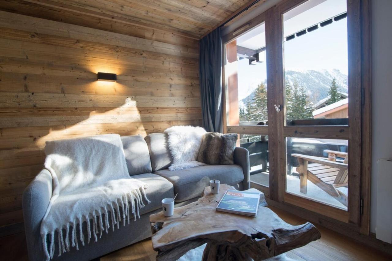 Les Brigues - Appartement Avec Vue Sur La Montagne Et Acces Aux Pistes クールシュヴェル エクステリア 写真