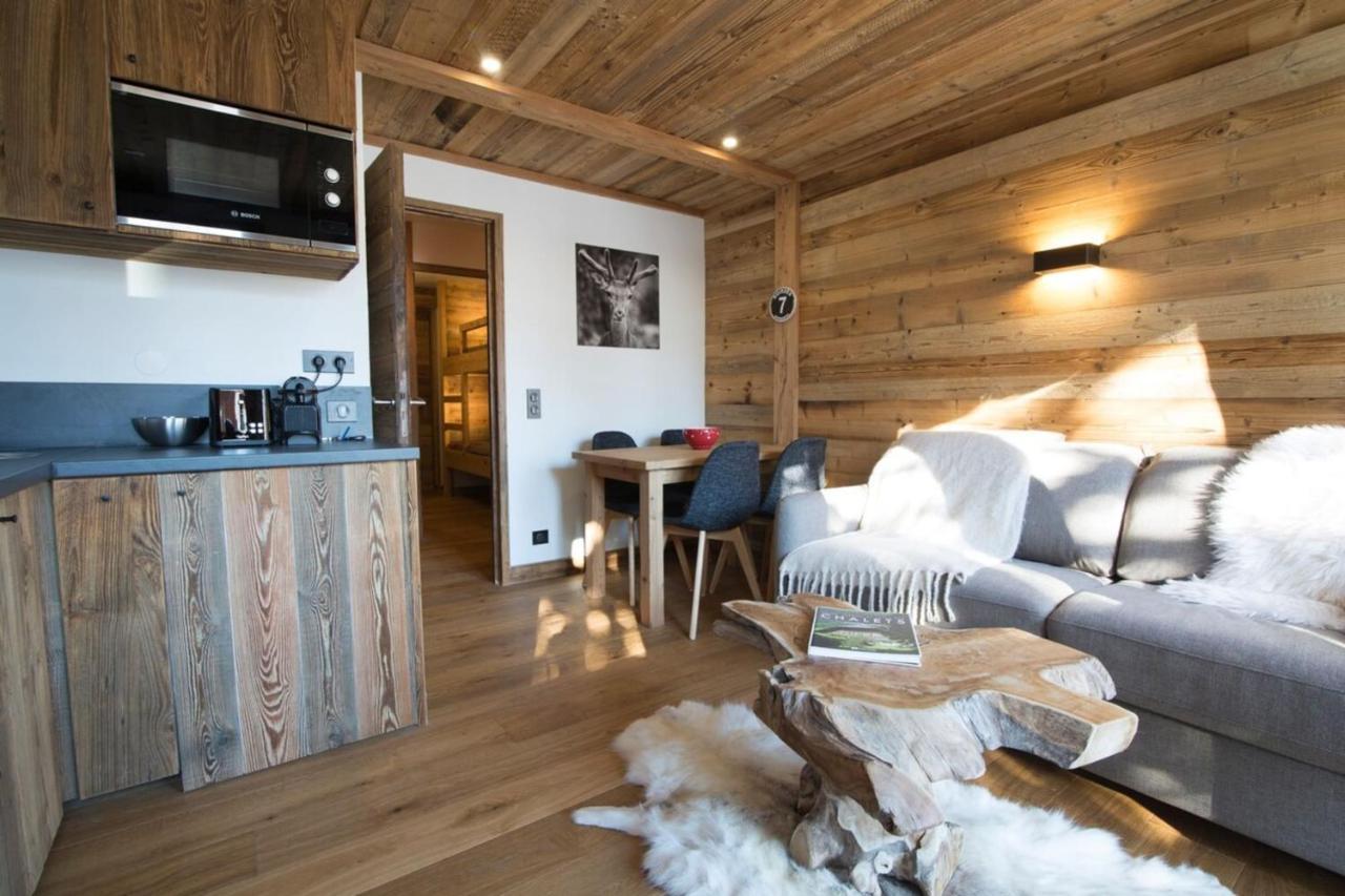 Les Brigues - Appartement Avec Vue Sur La Montagne Et Acces Aux Pistes クールシュヴェル エクステリア 写真
