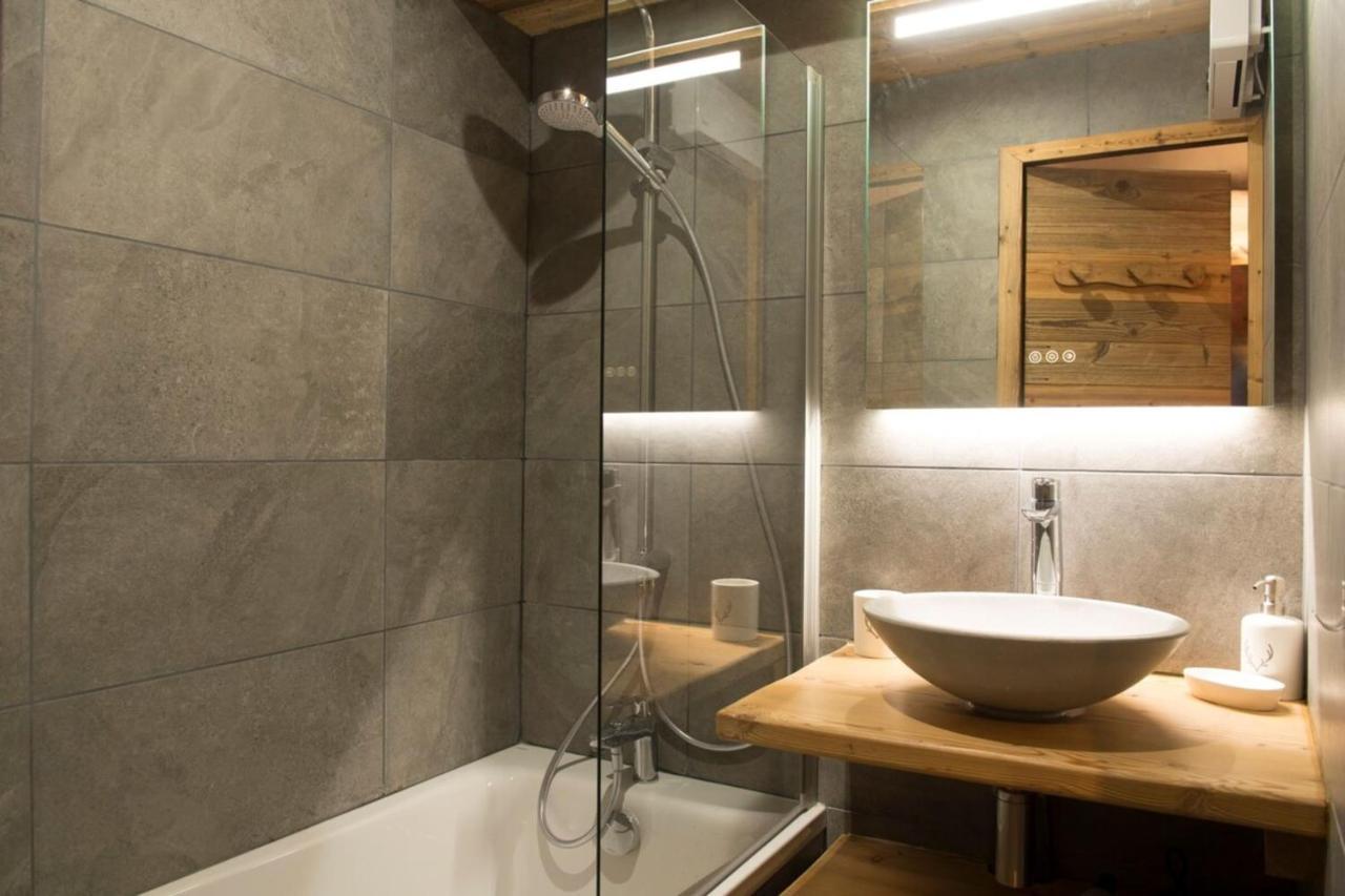 Les Brigues - Appartement Avec Vue Sur La Montagne Et Acces Aux Pistes クールシュヴェル エクステリア 写真